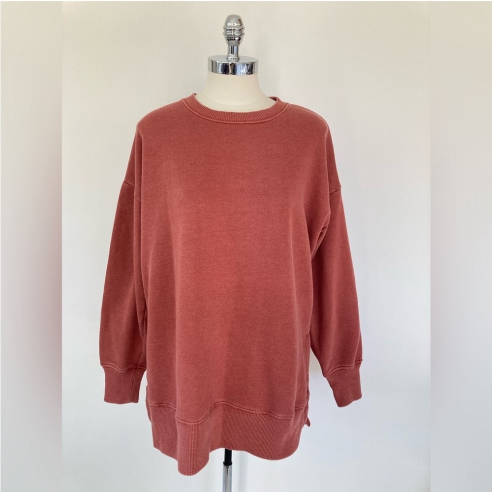 AERIE Split Hem Tunic Sweatshirt